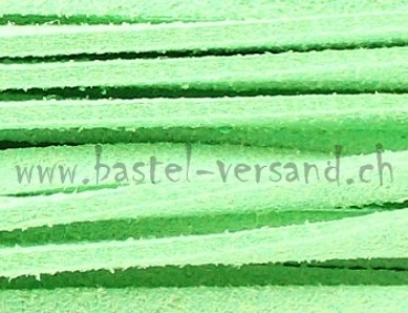 Veloursband 3mm hellgrün