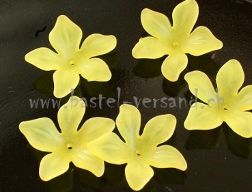 Acryl Blume 28mm gelb
