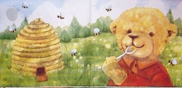 Serviette asger honigbär