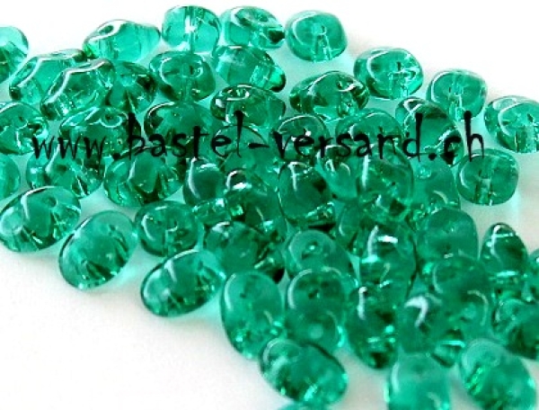 SuperDuo 2 x 5mm emerald