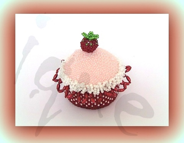 Cupcake erdbeer