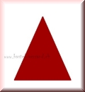 Aufblatt zu Dreiecktischkarte rot