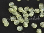 Preview: Glasfacettenperle 3mm zitronengelb (Feuerpoliert)