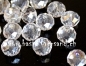 Preview: Glasfacetten Rondellen (AB) 8mm kristall