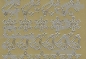 Preview: Sticker Weihnachtsmotive (853) gold