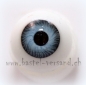 Preview: Kristallglas Puppenaugen 8mm blau
