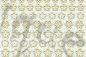 Preview: Sticker Blümchen Glitter (7048) gold