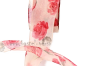 Preview: Dekoband 5cm Rosen