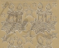 Preview: Sticker Kerzen (862) gold