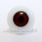 Preview: Kristallglas Puppenaugen 22mm braun