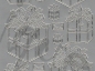 Preview: Sticker Geschenkschachtel (1050) silber