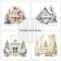 Preview: Simple and Basic Design Papers Cozy Christmas and Winter Scenes