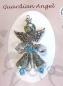 Preview: Bastelpackung Schutzengel türkis