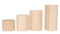 Preview: Holz-Teelichthalter rund (4Stk.)