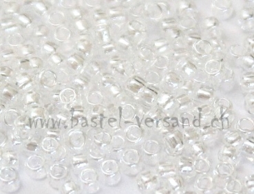 Toho Takumi LH Round 9/0 transparent lustered crystal