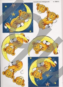 3D Schnittbogen Löwenbaby