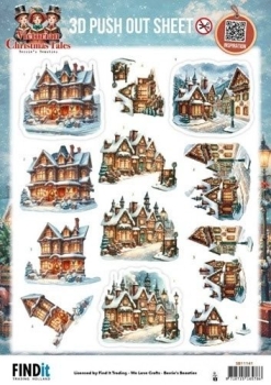 3D Stanzbogen im Winter