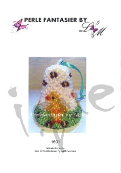 Preview: Perlefantasier 1601 Glocke 5cm Küken