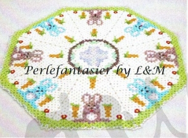 Perlefantasier 1605 Decke (ca. 24cm) Häsli