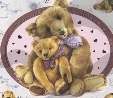 Preview: 3D Stanzbogen Bären