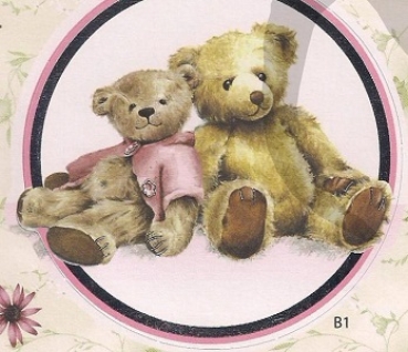 Preview: 3D Stanzbogen Bären