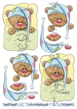 3D Schnittbogen Schlafmütze