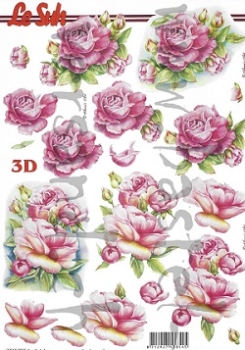 3D Schnittbogen Rosen