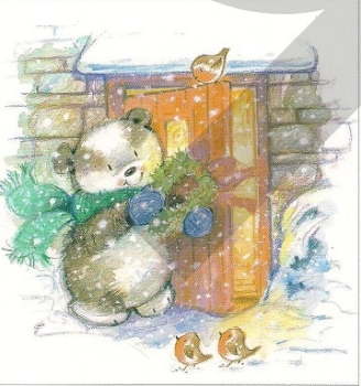 Preview: 3D Schnittbogen Weihnachtspost