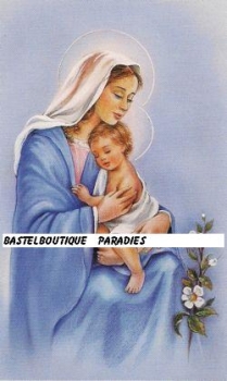 Preview: 3D Schnittbogen Maria / Josef mit Kind