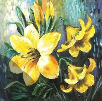 Preview: 3D Schnittbogen Blumen