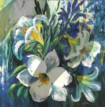 Preview: 3D Schnittbogen Blumen