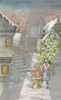 Preview: 3D Schnittbogen Winterabend