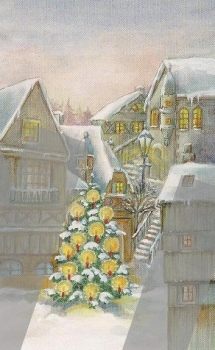 Preview: 3D Schnittbogen Winterabend