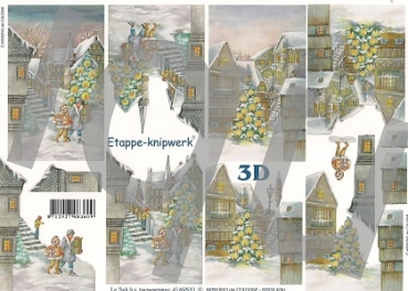 3D Schnittbogen Winterabend