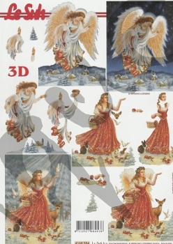 3D Schnittbogen Engel