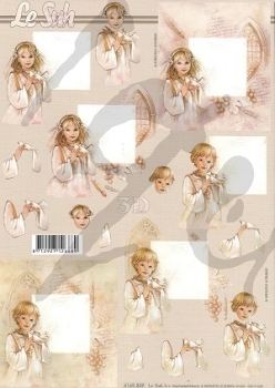 3D Schnittbogen Kommunion / Konfirmation