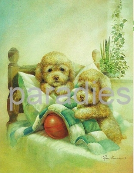 Preview: 3D Schnittbogen Welpen