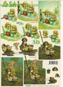 3D Schnittbogen Welpen