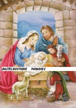 Preview: 3D Schnittbogen Heilige Familie VI