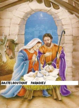 Preview: 3D Schnittbogen Heilige Familie VI