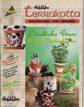 Terrakotta - Ländliche Tiere für das Küchenfenster