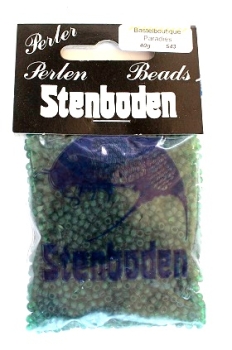 Toho Rocailles-Perlen 9/0 dunkelgrün gefrostet 543