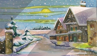 Preview: Schnittbogen  Winterdorf