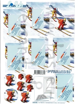 Pyramides Skifahrer