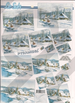 Pyramides Winterlandschaft