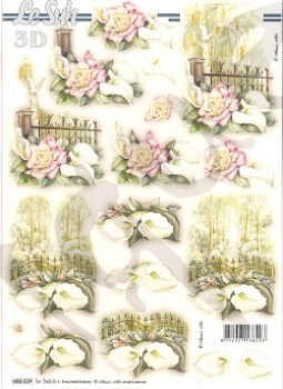 3D Stanzbogen Kondolenz