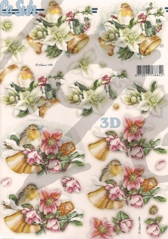 3D Stanzbogen Rotkehlchen