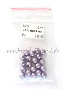 Wachsperle 6mm lila