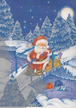 Preview: 3D Schnittbogen Der Nikolaus kommt