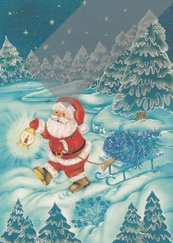 Preview: 3D Schnittbogen Der Nikolaus kommt